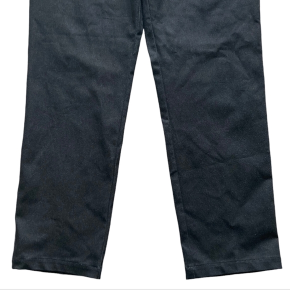 SOLD St John Sport Mary Gray Black denim stretch straight high rise pants casual - Picture 3 of 16